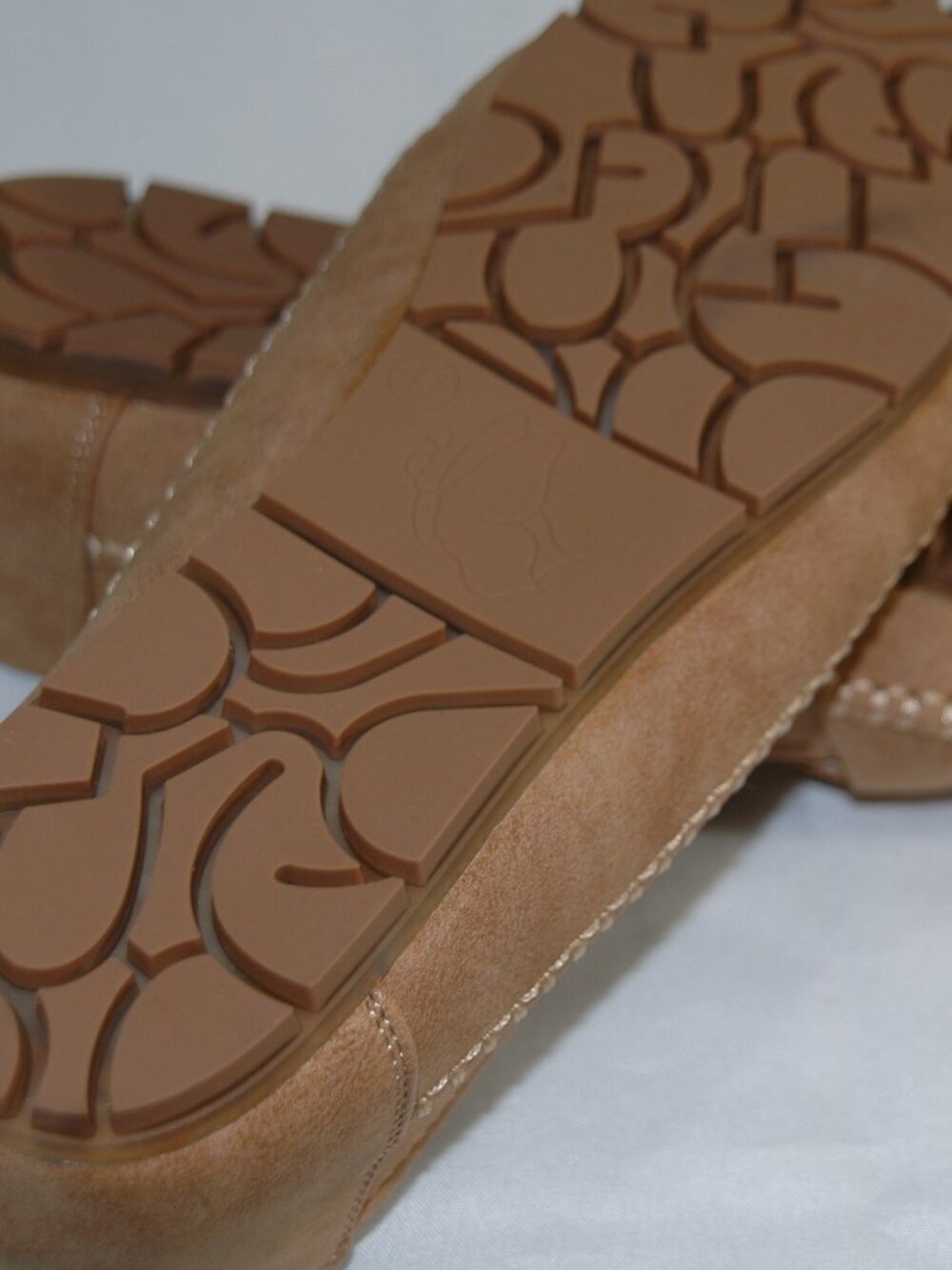 Tan Suede Loafers with Tassel Detail - Picture 7 of 7